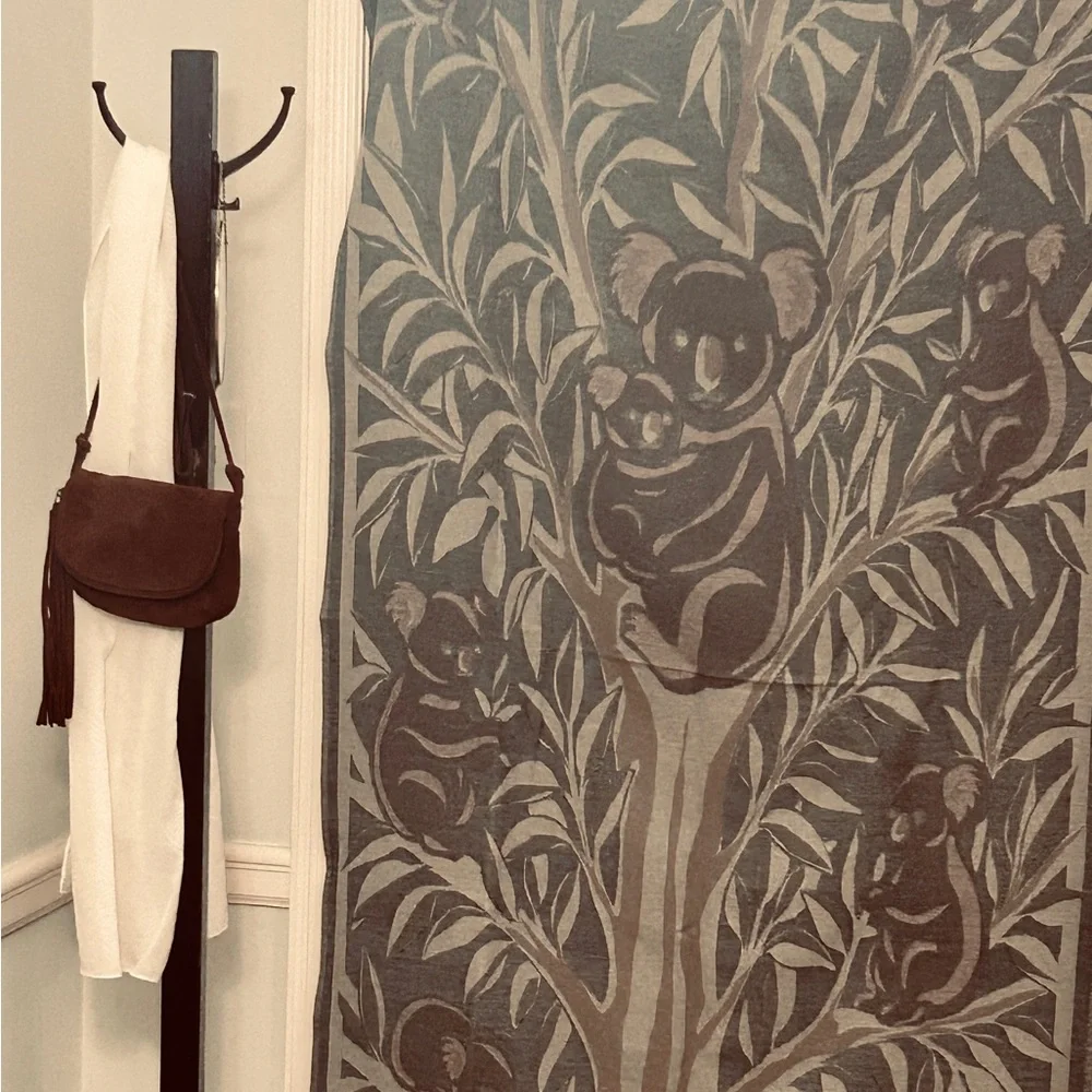 Festival Genuine Leather Brown Suede Crossbody Bag Perfect Concert Bag - Picture 12 of 14